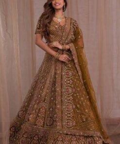 Zariwork Velvet Readymade Lehenga